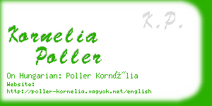 kornelia poller business card